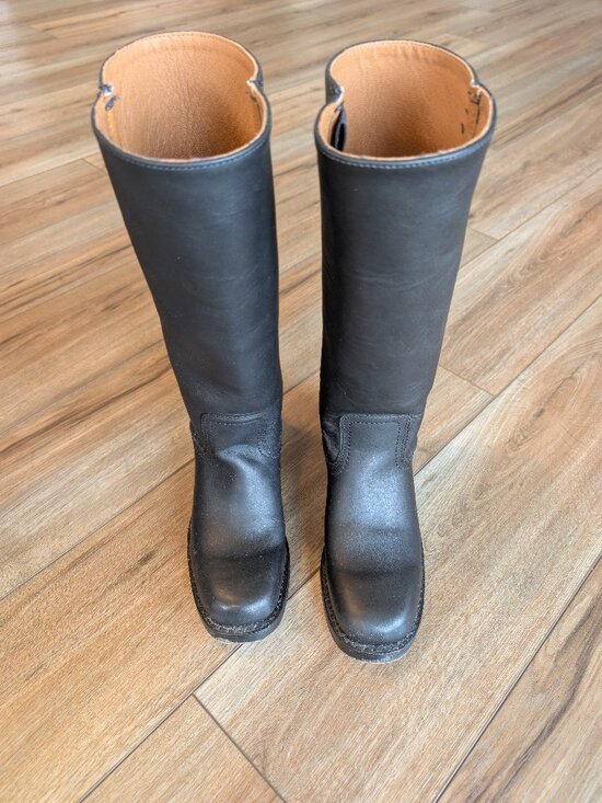 Frye Shoes - FRYE Campus 14L Leather Boots - Black